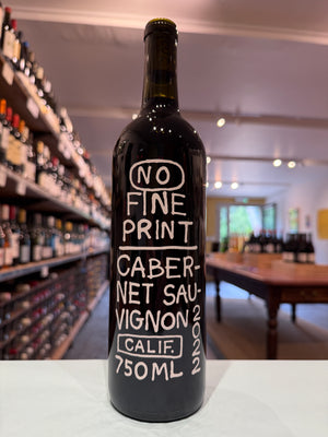 No Fine Print, Cabernet Sauvignon 2023, California