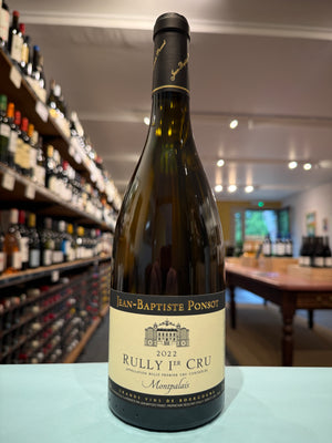 jean-baptiste ponsot, rully blanc 1er cru montpalais, burgundy