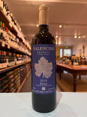 valenciso, rioja reserva